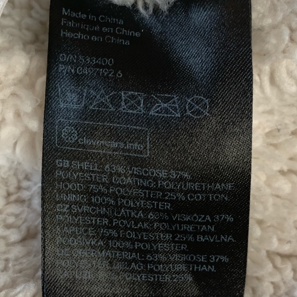 H&M Faux Leather Biker Jacket size 1 1/2 to 2 year - Picture 9 of 14